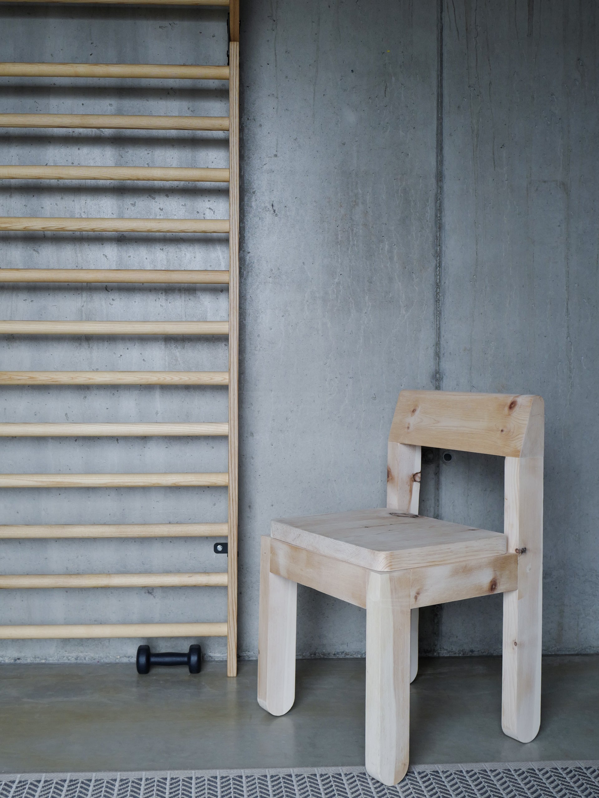 Arvenholz Stuhl «Bodenhaus»