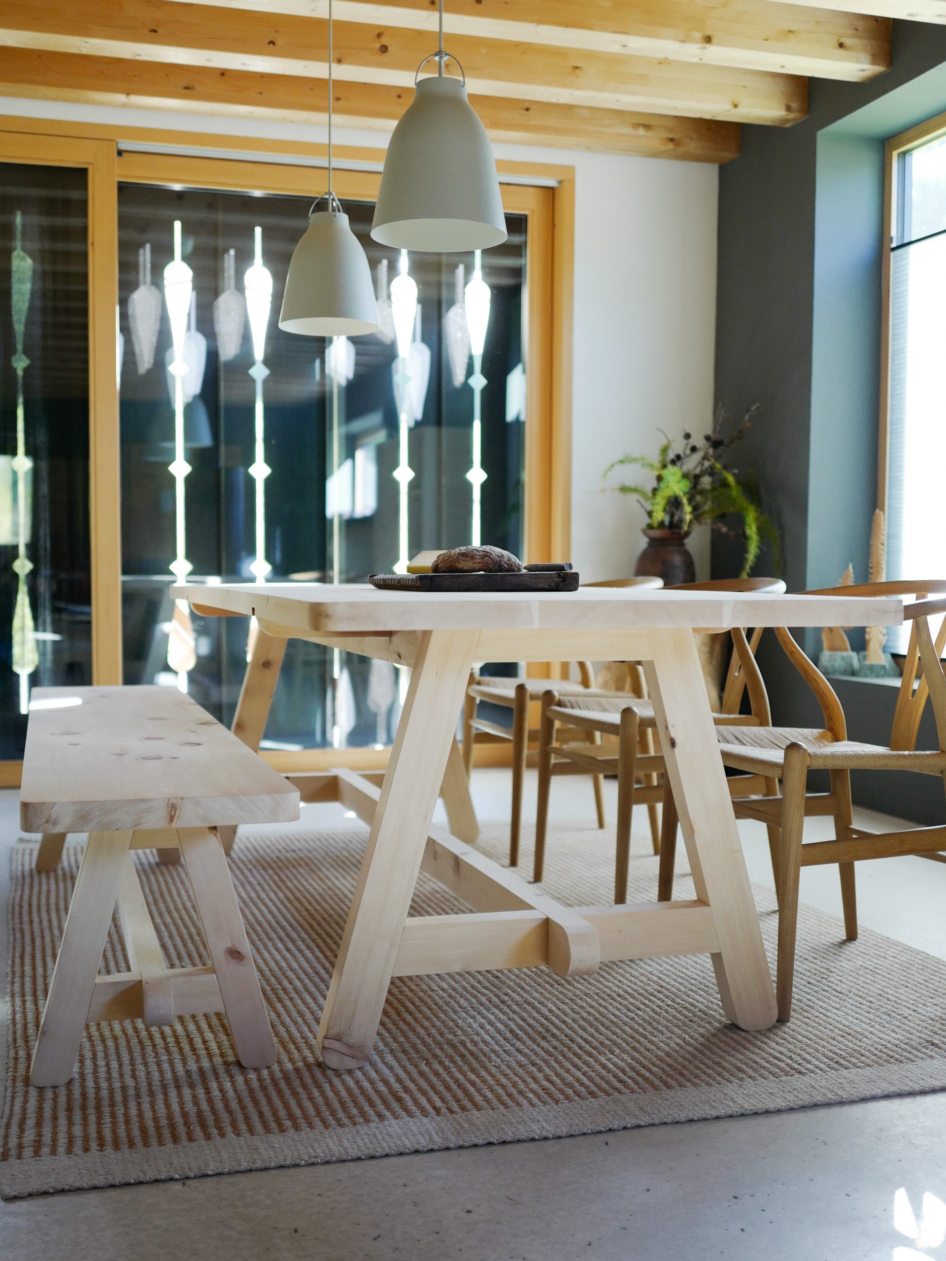 Arven­holz Sitzbank «Alpine modern»