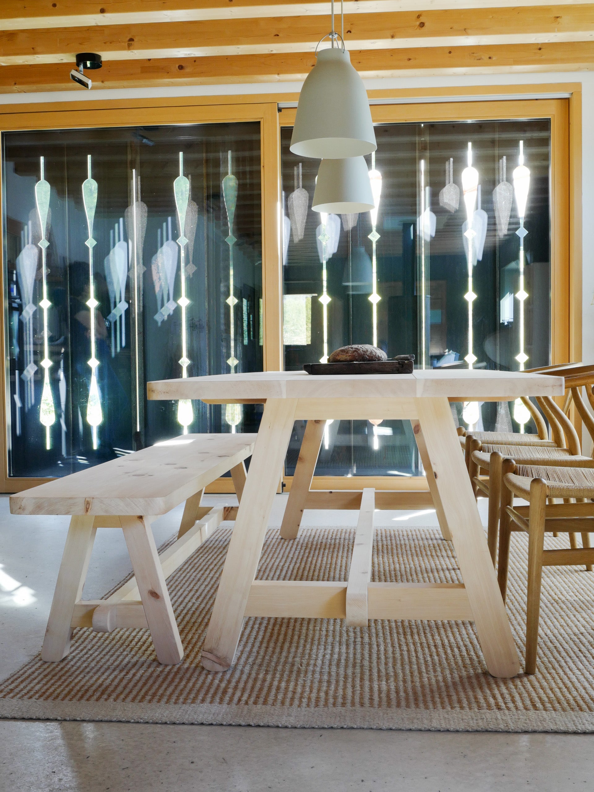 Arven­holz Tisch «Alpine modern»