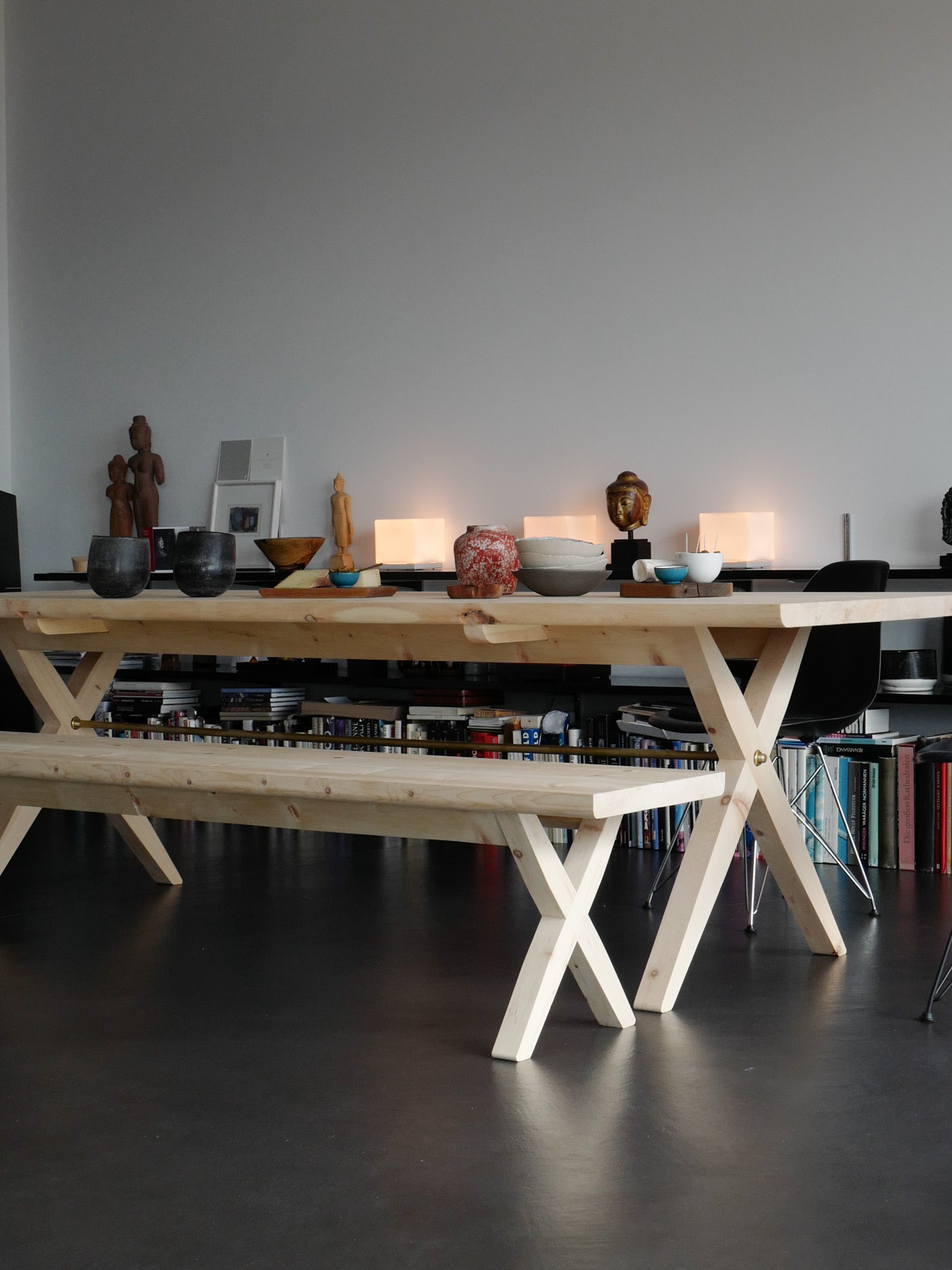 Arven­holz Tisch «la Crusch»